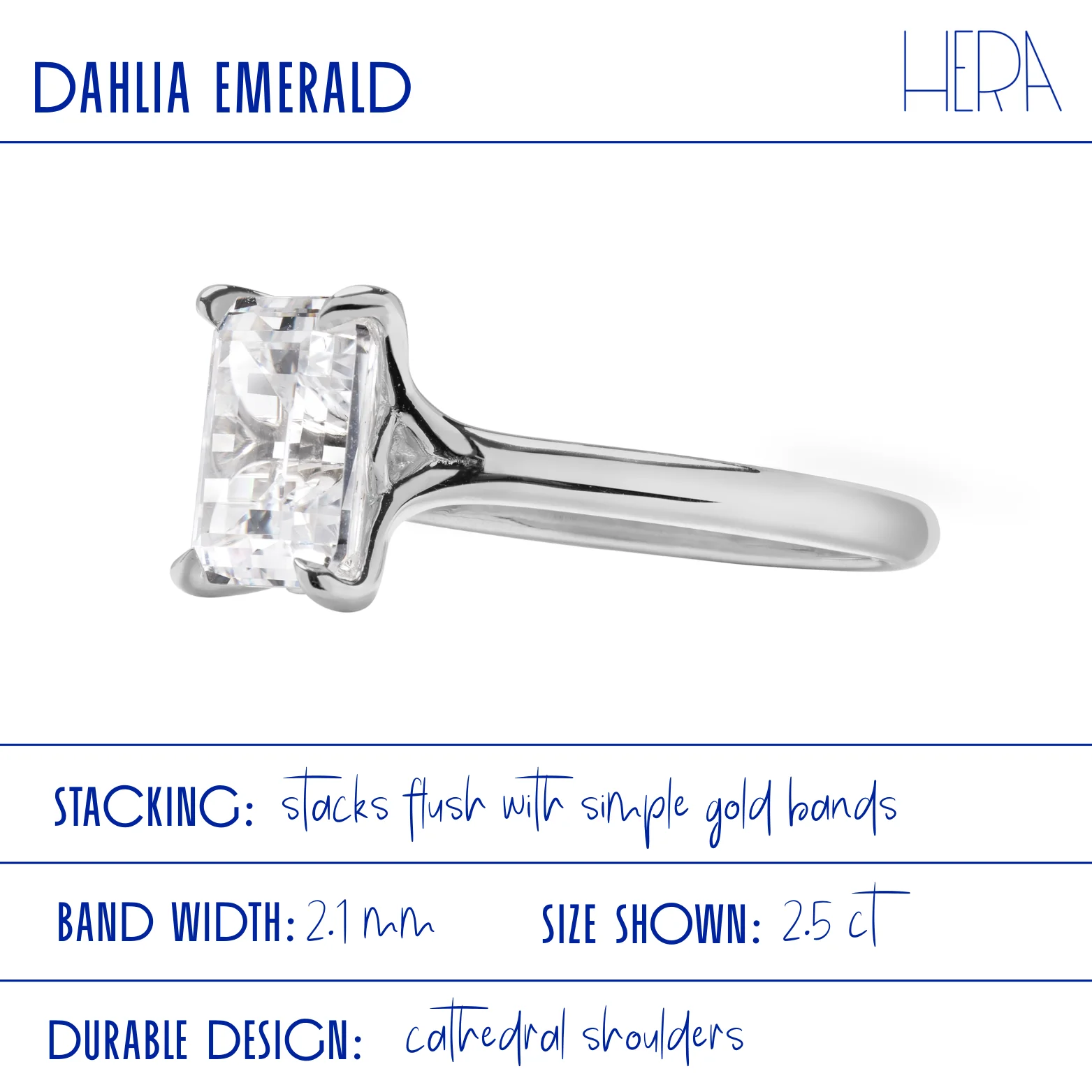 Dahlia Emerald Cut - Image 3