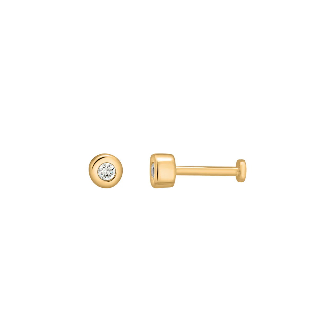 Lab-Grown Diamond Dot Single Stud