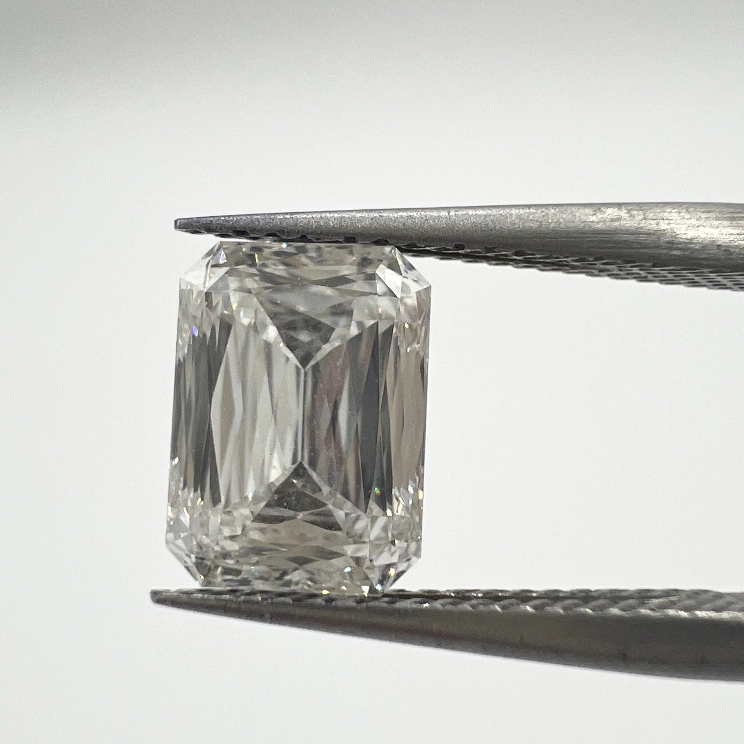 Emerald Scissor Cut Lab Grown Diamond - 1.75 ct