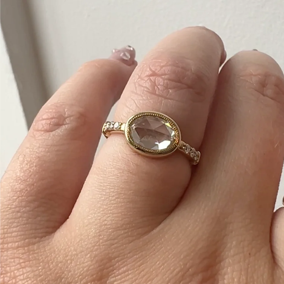 Esme Oval Rose Cut - Image 9