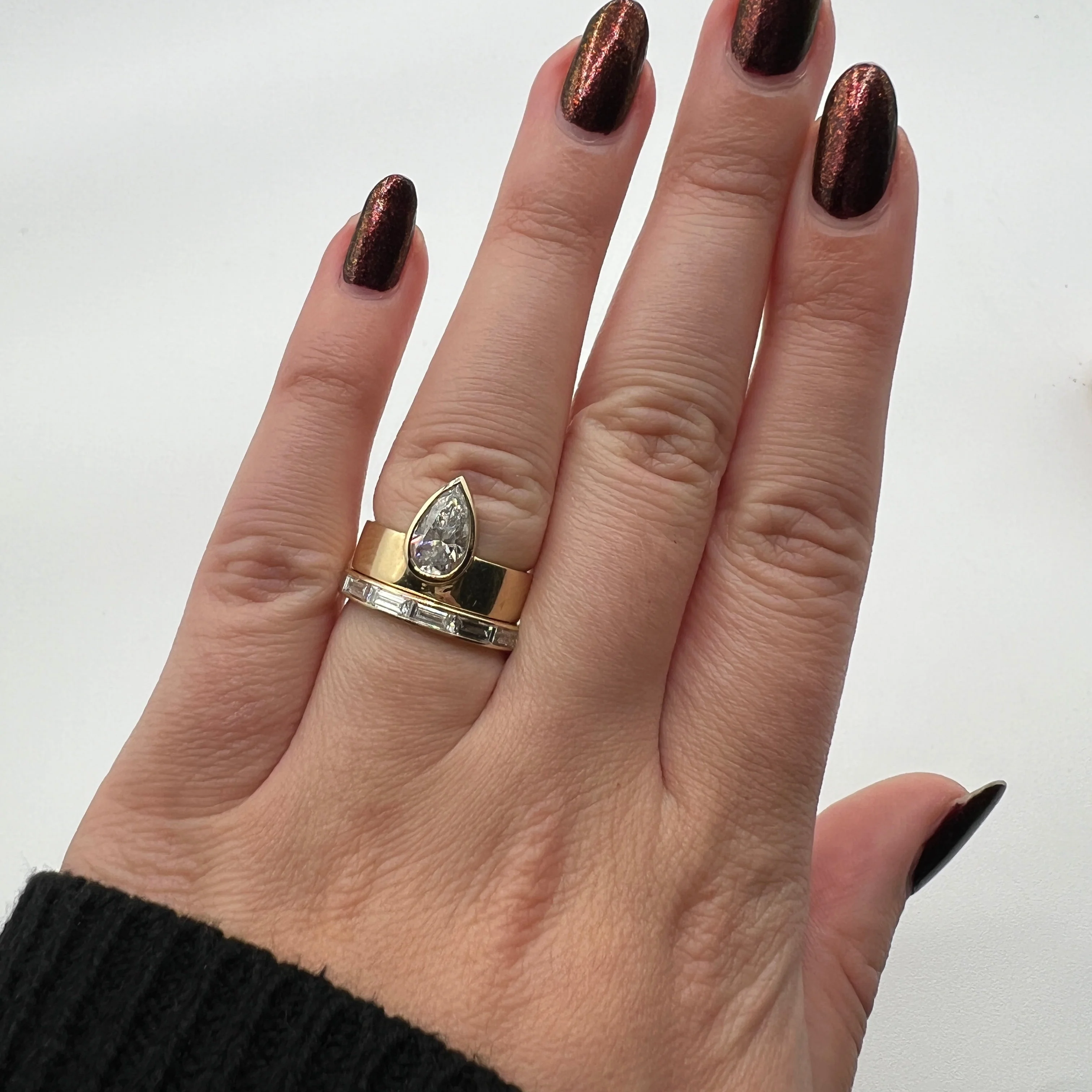 Hepburn Half Eternity Band - Image 8