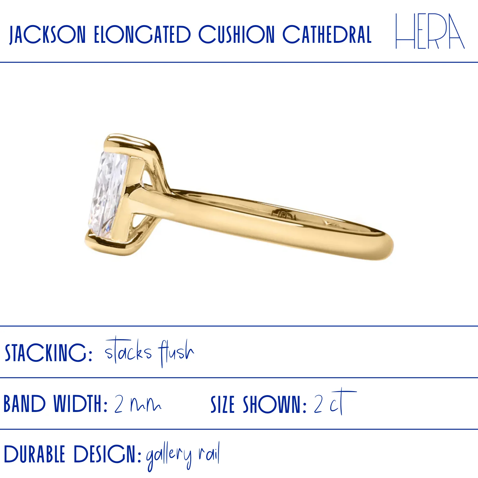 Jackson Elongated Cushion Cathedral - Image 3