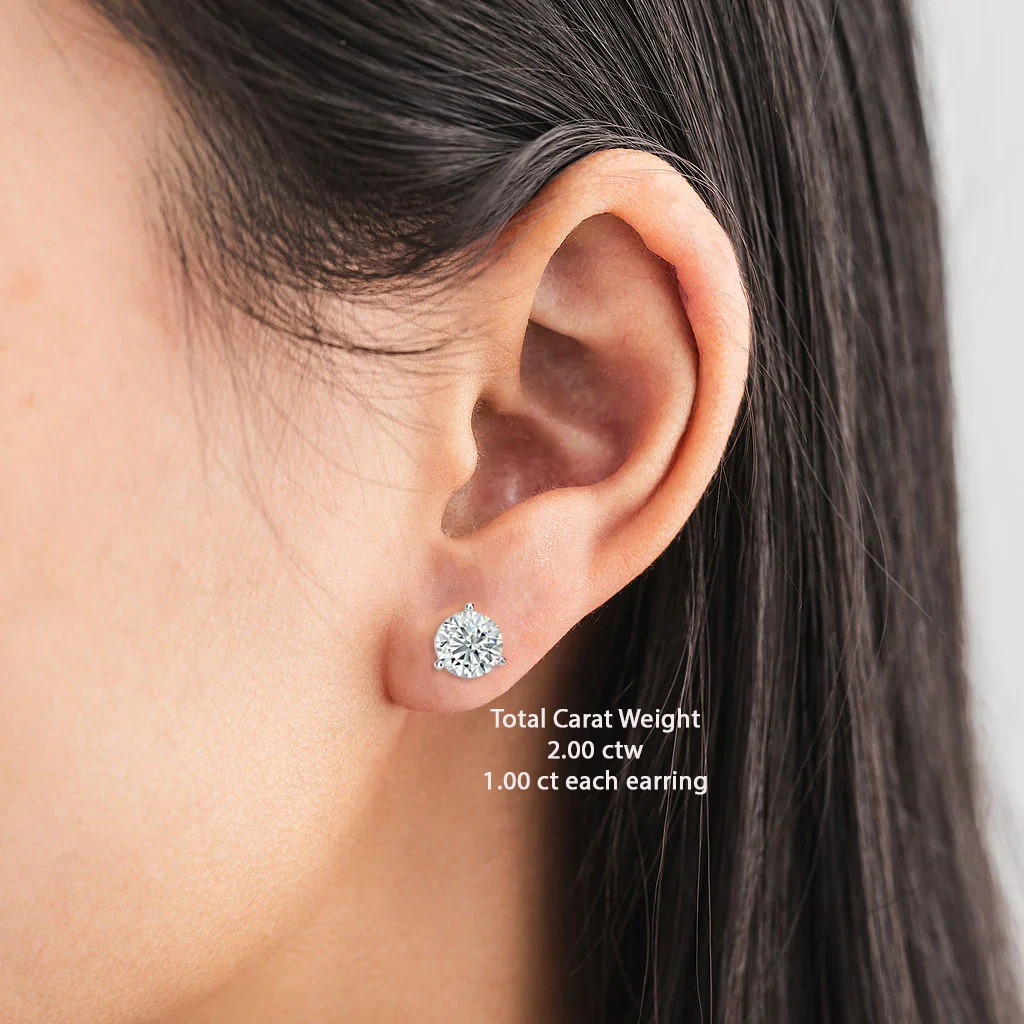 Lab-Grown Diamond Martini Studs - Image 6