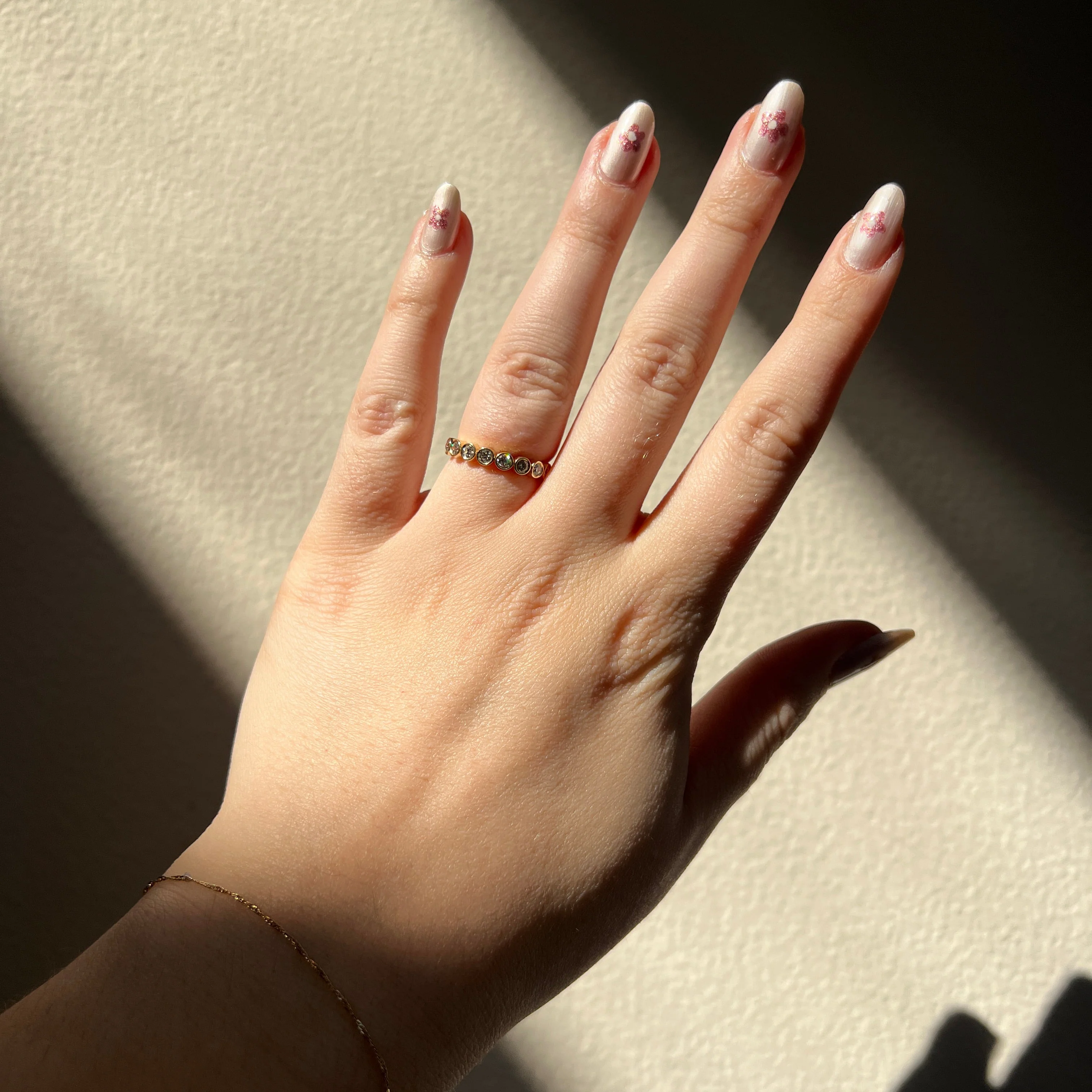Oslo Round Half Eternity Band - Image 6