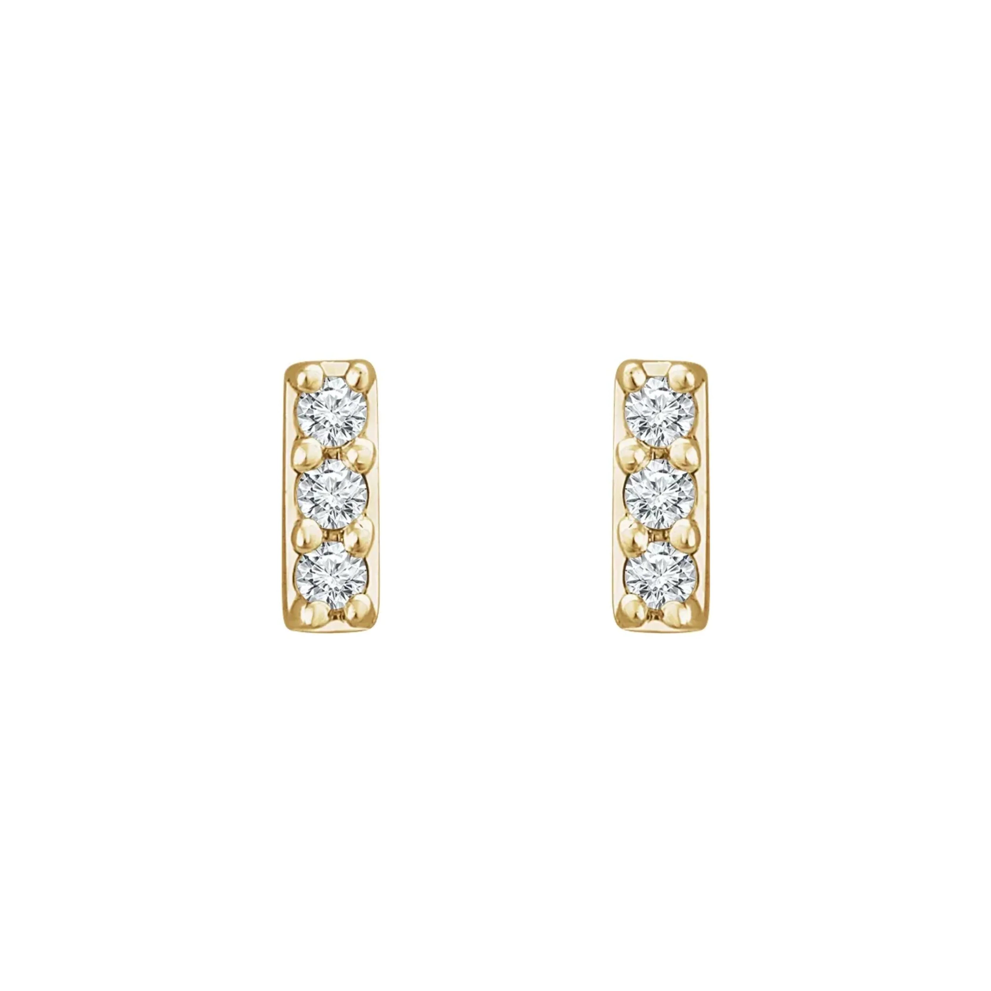 Pavé Bar Earrings