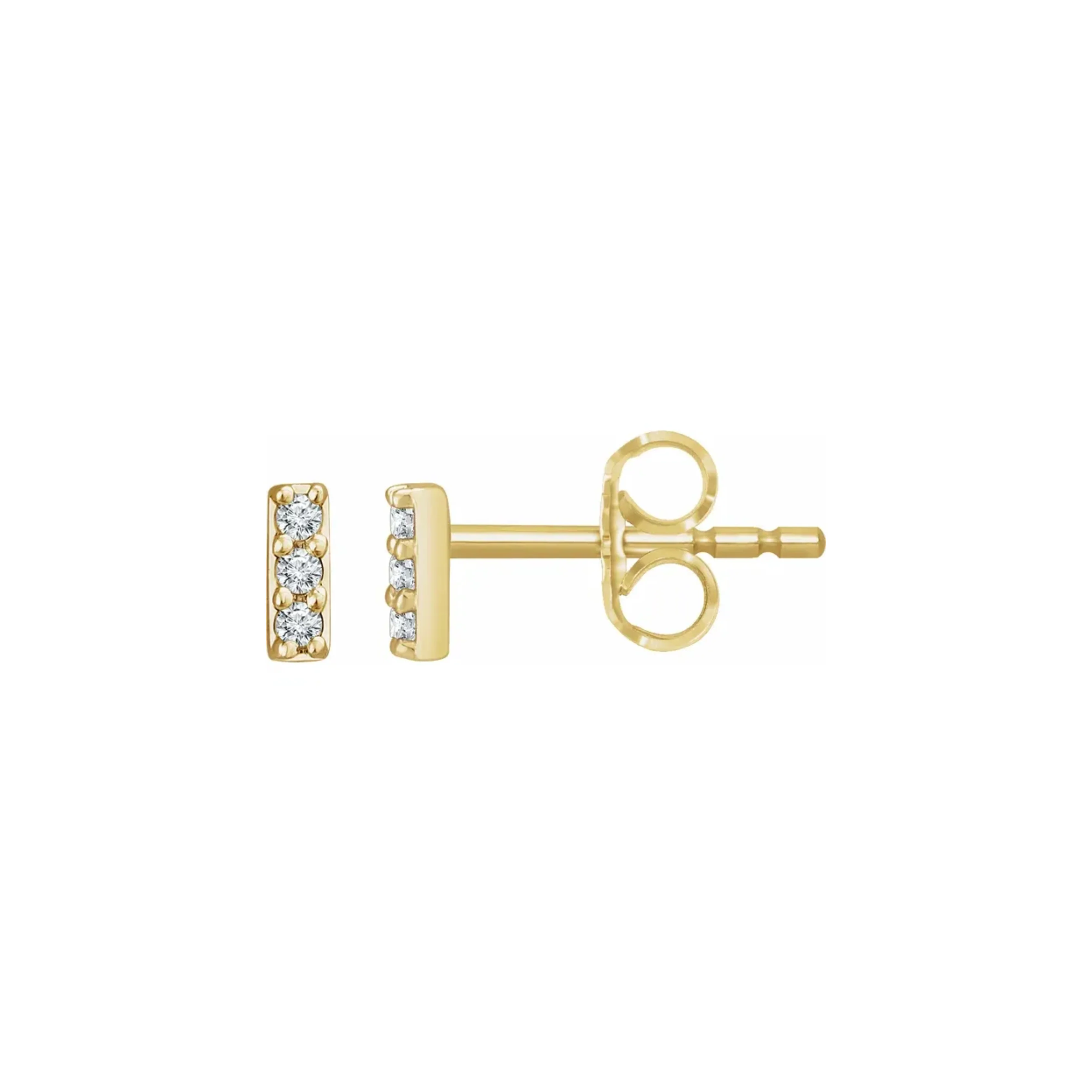 Pavé Bar Earrings - Image 2